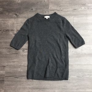 Madewell Short Sleeve Mock Neck Sweater